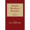 Notable Southern Families. Volume III - Paperback