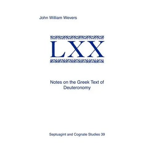 Notes on the Greek Text of Deuteronomy - Paperback