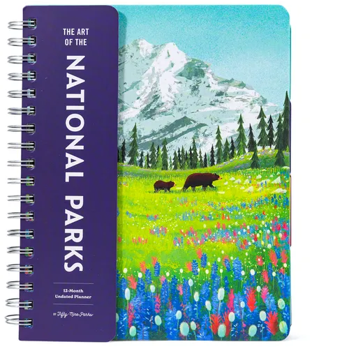 The Art of the National Parks Undated Planner - Spiral