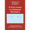 A First Course in Continuum Mechanics - Paperback