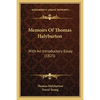 Memoirs Of Thomas Halyburton: With An Introductory Essay (1825) - Paperback