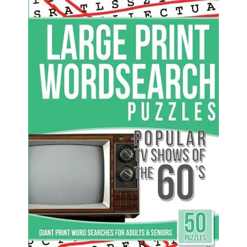 Large Print Wordsearches Puzzles Popular TV Shows of the 60s: Giant Print Word Searches for Adults & Seniors - Paperback