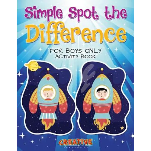Simple Spot the Difference for Boys Only Activity Book - Paperback