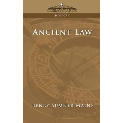 Ancient Law - Paperback