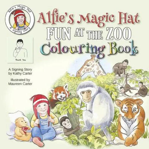 Alfie's Magic Hat - Fun at the Zoo Colouring Book - Paperback