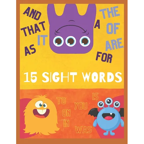 15 Gentle Sight Words Pre K - Kindergarten - Paperback