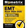 EMT Book 2024-2025 - 5 Full-Length Practice Tests, Nremt Study Guide Secrets Exam Prep with Detailed Answer Explanations and Step-By-Step Video Tutori - Paperback