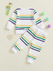 Toddler Mardi Gras Stripes Two-Piece Set