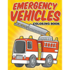 Emergency Vehicles Coloring Book: Kids Coloring Books - Paperback