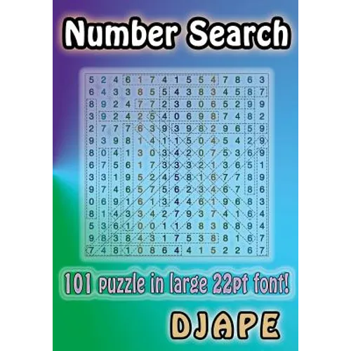 Number Search: 101 puzzle in large 22pt font! - Paperback