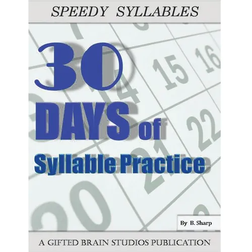 Speedy Syllables: Fast & Fun Syllable Practice - Paperback