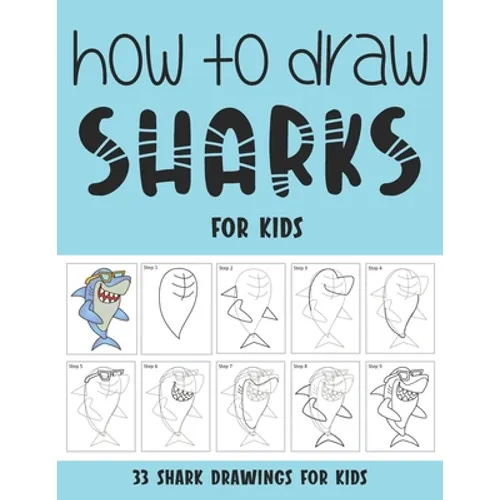 How to Draw Sharks for Kids - Paperback