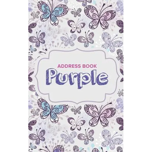 Address Book Purple - Paperback