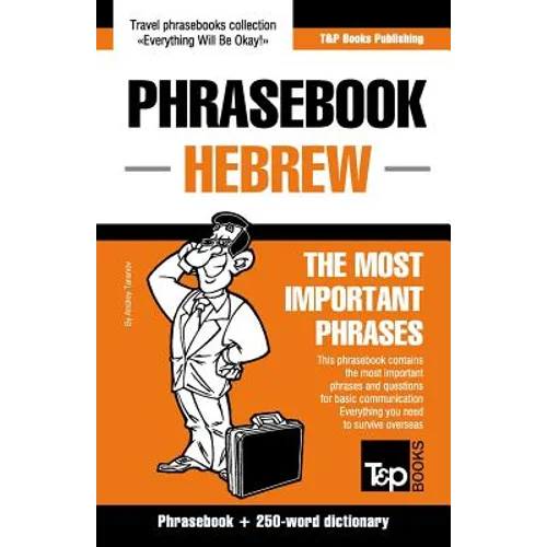 English-Hebrew phrasebook and 250-word mini dictionary - Paperback