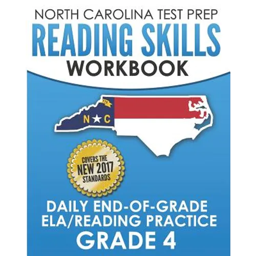 NORTH CAROLINA TEST PREP Reading Skills Workbook Daily End-of-Grade ELA/Reading Practice Grade 4: Preparation for the EOG English Language Arts/Readin - Paperback