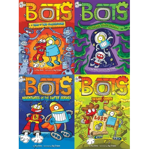 The Bots Collected Set #2: A Tale of Two Classrooms; The Secret Space Station; Adventures of the Super Zeroes; The Lost Camera - Paperback