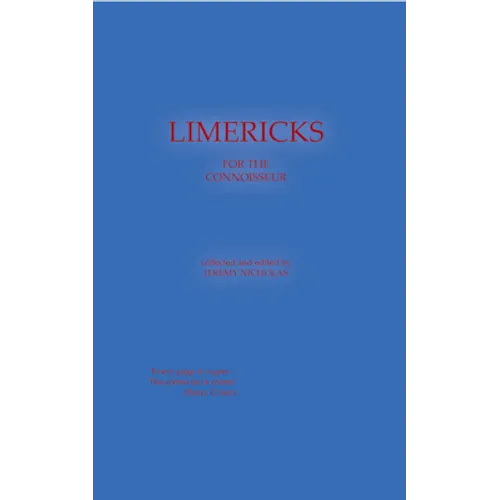 Limericks For The Connoisseur - Hardcover