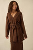 Promise the Label Belted Button-Front Cardigan