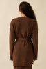 Promise the Label Belted Button-Front Cardigan