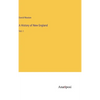 A History of New England: Vol. I - Hardcover
