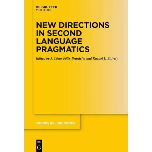New Directions in Second Language Pragmatics - Paperback