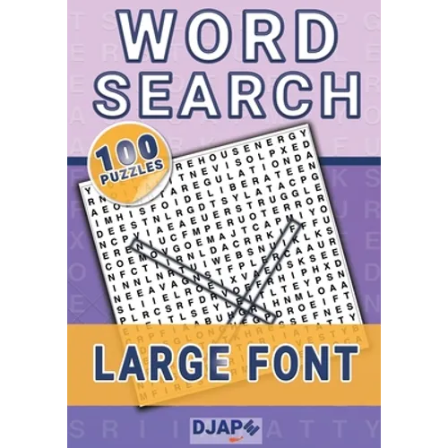 Word Search: 100 puzzles in large font! - Paperback