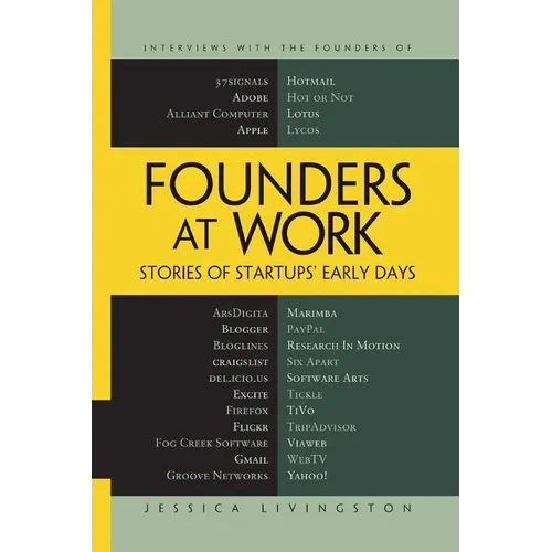 Founders at Work: Stories of Startups' Early Days - Paperback