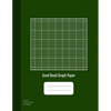 Seed Bead Graph Paper: Beadwork Paper, Seed Beading Grid Paper, Beading on a Loom, 100 Sheets, Green Cover (8.5x11) - Paperback