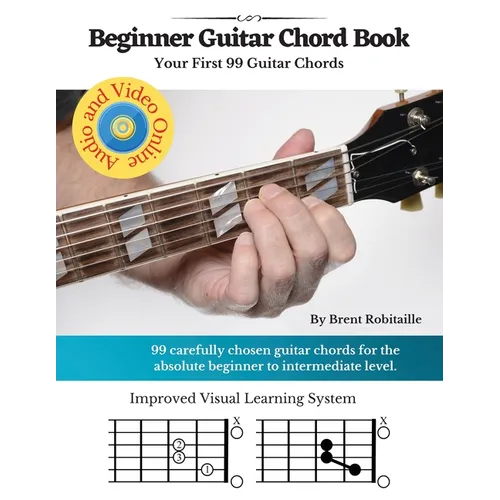 Guitar Chord Book for Beginners: Your First 99+ Guitar Chords - Paperback