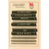 Harvard University Press: A History - Paperback