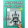 Nonogram Logic Puzzles: Challenging Hanjie puzzle collection with japanese picture riddles Fun brain teaser for everyone - Paperback