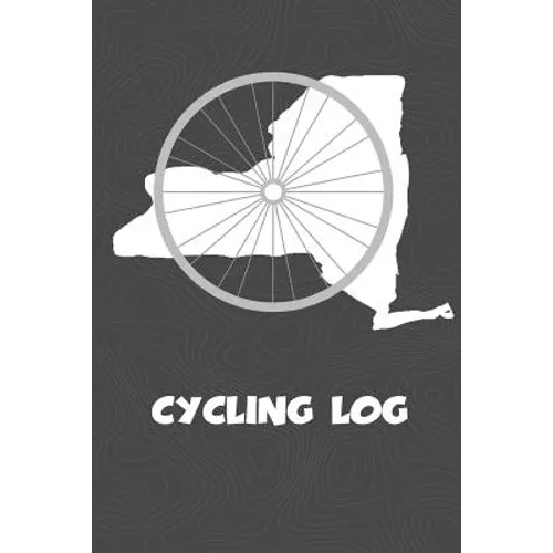 Cycling Log: New York Cycling Log for tracking and monitoring your workouts and progress towards your bicycling goals. A great fitn - Paperback