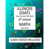 6th Grade ILLINOIS ISAT, MATH, Test Prep: 2019: 6th Grade ILLINOIS STANDARDS ACHIEVEMENT TEST MATH Test prep/study guide - Paperback