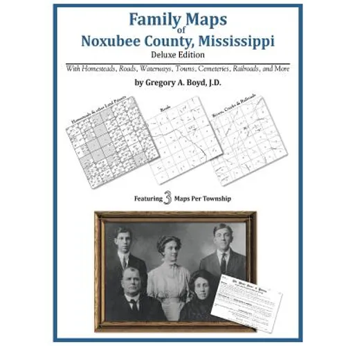 Family Maps of Noxubee County, Mississippi - Paperback