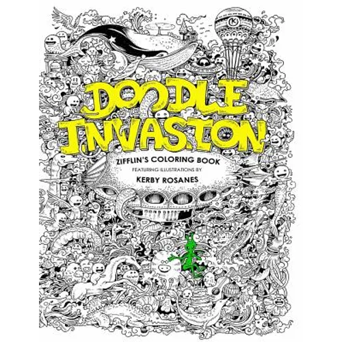 Doodle Invasion: Zifflin's Coloring Book - Paperback