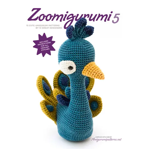 Zoomigurumi 5: 15 Cute Amigurumi Patterns by 12 Great Designers - Paperback