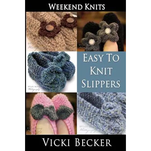 Easy To Knit Slippers - Paperback
