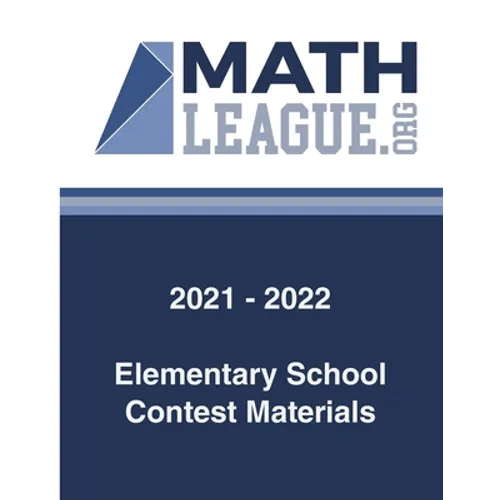 2021-2022 Elementary School Contest Materials - Paperback