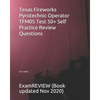 Texas Fireworks Pyrotechnic Operator TFM05 Test 50+ Self Practice Review Questions 2017 Edition - Paperback