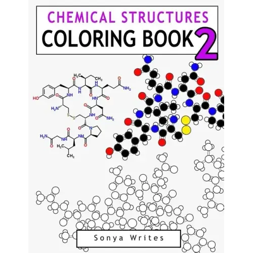 Chemical Structures Coloring Book 2 - Paperback