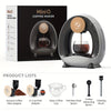 2 in 1 Single Serve Coffee Maker K Cup & Ground Coffee Brewer 4-8 Cup Size