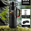 Multi-Size - Insulated Water Bottle Stainless Steel Thermos Mug Handle