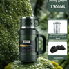 Multi-Size - Insulated Water Bottle Stainless Steel Thermos Mug Handle