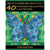 Libro de Colorear para Adultos Volumen 2: 40 Patrones Relajantes y Antiestrés - Paperback