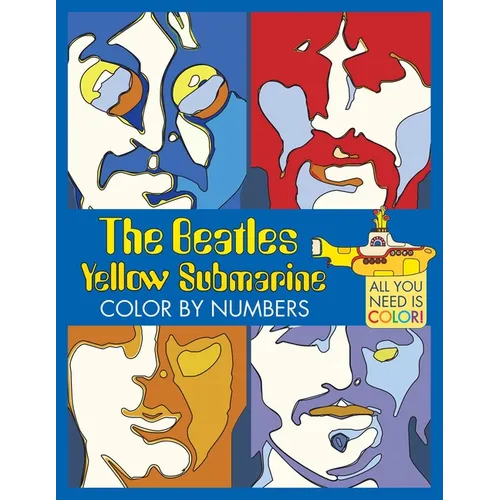 The Beatles Yellow Submarine Color by Numbers - Paperback