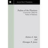 Psalms of the Pharisees, Commonly Called the Psalms of Solomon - Paperback