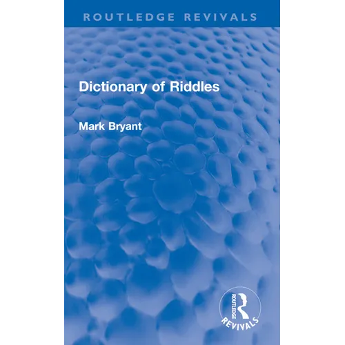 Dictionary of Riddles - Paperback