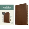 NLT Thinline Reference Bible, Filament Enabled Edition (Red Letter, Leatherlike, Rustic Brown, Indexed) - Imitation Leather