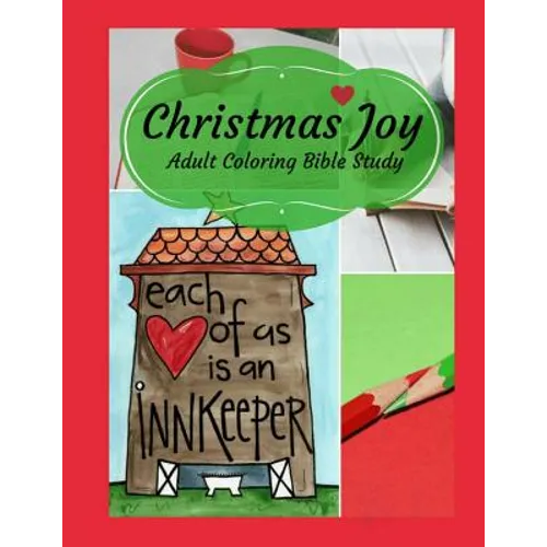 Adult Coloring Bible Study: Christmas Joy - Paperback