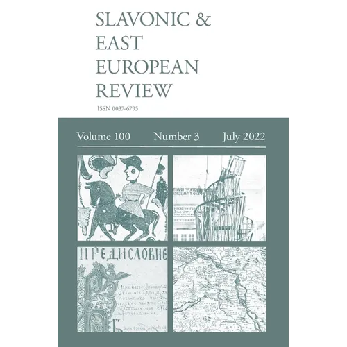 Slavonic & East European Review (100: 3) July 2022 - Paperback